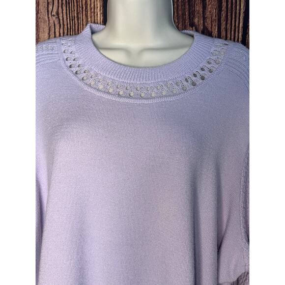 Cyrus Crewneck Pullover Sweater Purple Lilac Women's Size XXL - Picture 3 of 13